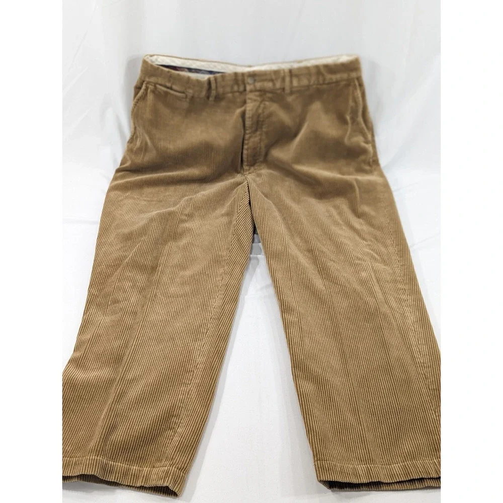 Vintage Polo Ralph Lauren Corduroy Pant Stash Pocket Wide Boys 38x26 (42*30) Tag